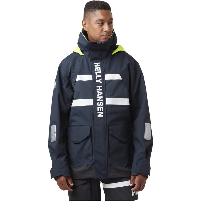 2021 Helly Hansen Mens Salt Coastal Jacket 30221 - Navy - Sailing